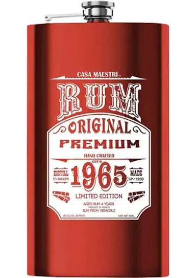 CASA MAESTRI Gold Rum Flask