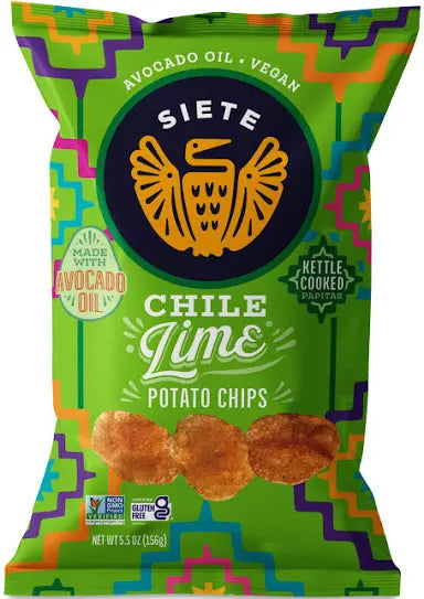 SIETE Chili Lime Potato Chips