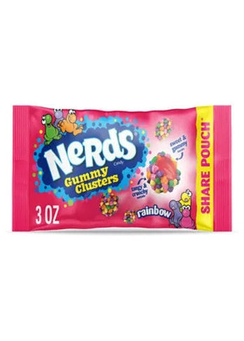 NERDS Candy Gummy Cluster 3oz pouch