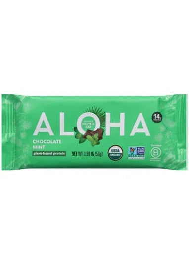 ALOHA Chocolate Mint Plant-Based Protein Bar