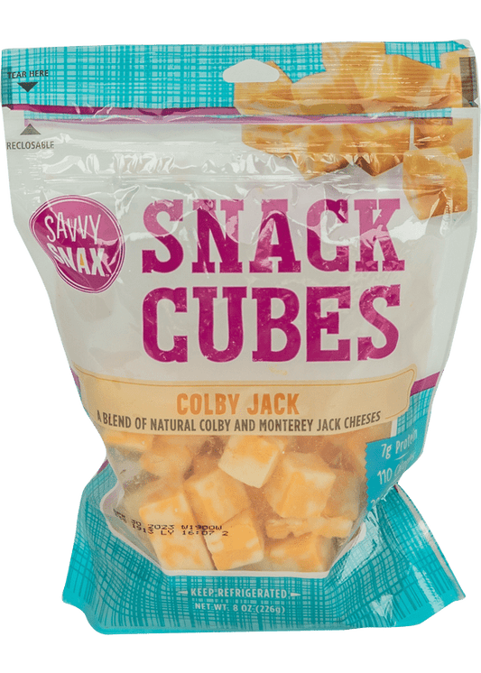 SAVVY SNAX Colby Jack Snack Cubes