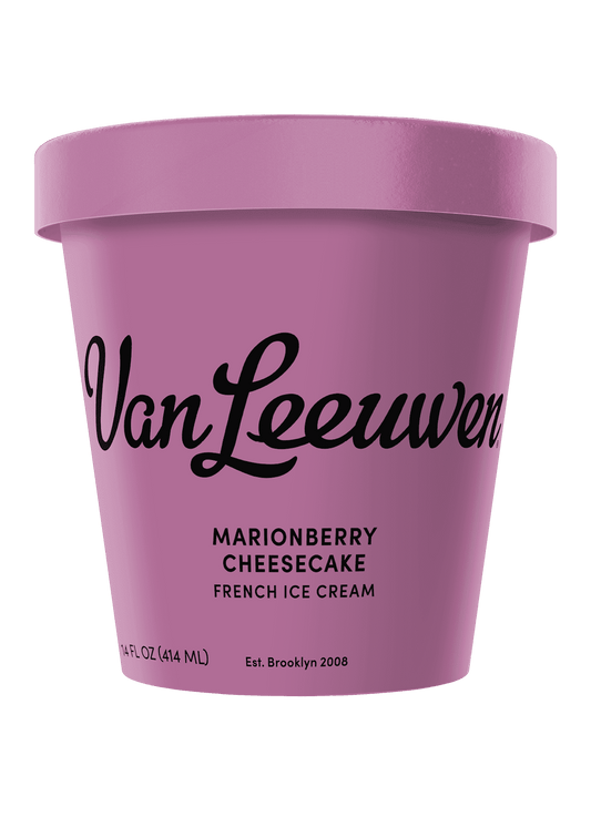 VANLEEUWEN Marionberry Cheesecake Ice Cream