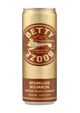 BETTY BOOZE Sparkling Bourbon With Oak Smoked Lemonade