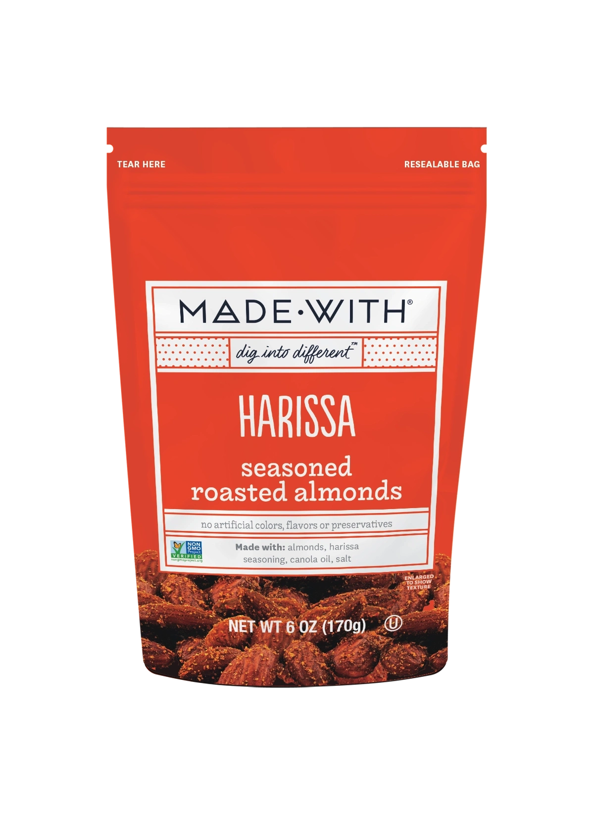 MADE WITH Seasoned Roasted Harissa Almonds