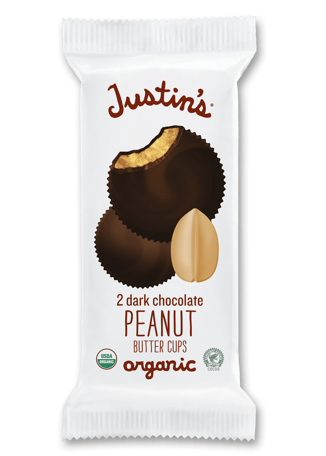 JUSTIN'S Mini Dark Chocolate Peanut Butter Cups