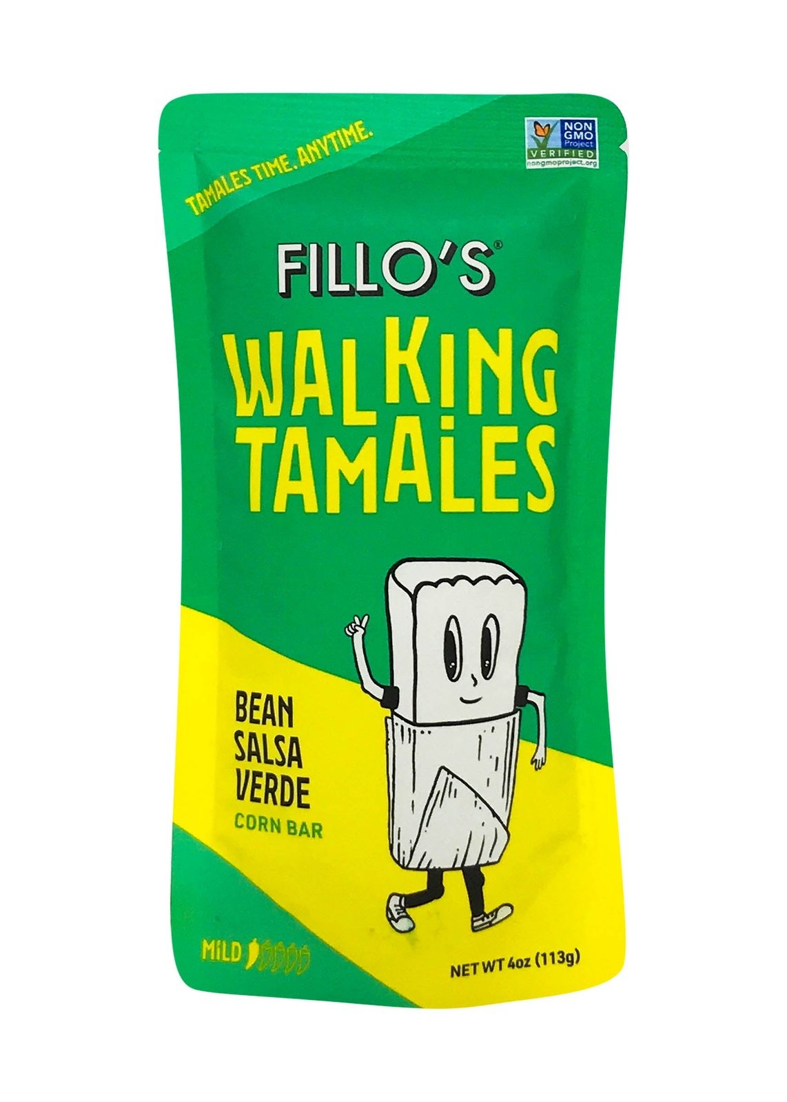 FILLO'S Walking Tamales Bean Salsa Verde