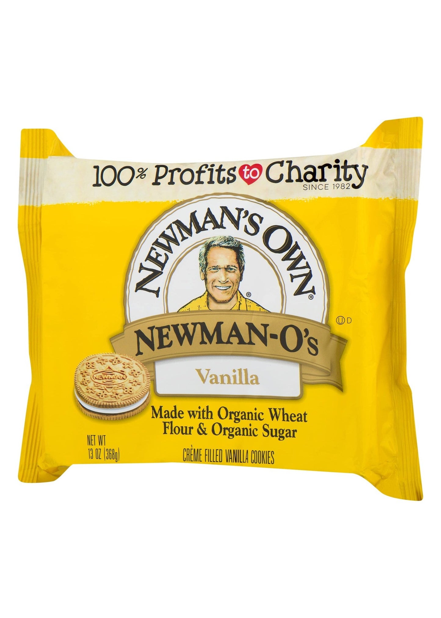 NEWMAN-O'S Creme Filled Vanilla Cookies