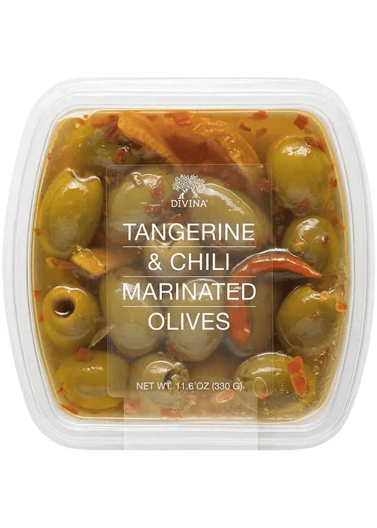 DIVINA Tangerine & Chili Marinated Olive Mix