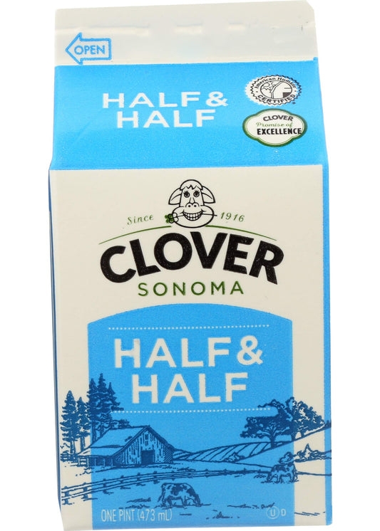 CLOVER FARMS Half & Half Pint