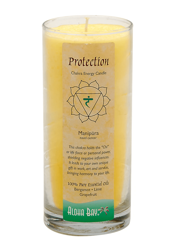 ALOHA BAY Protection Chakra Energy Protection Candle