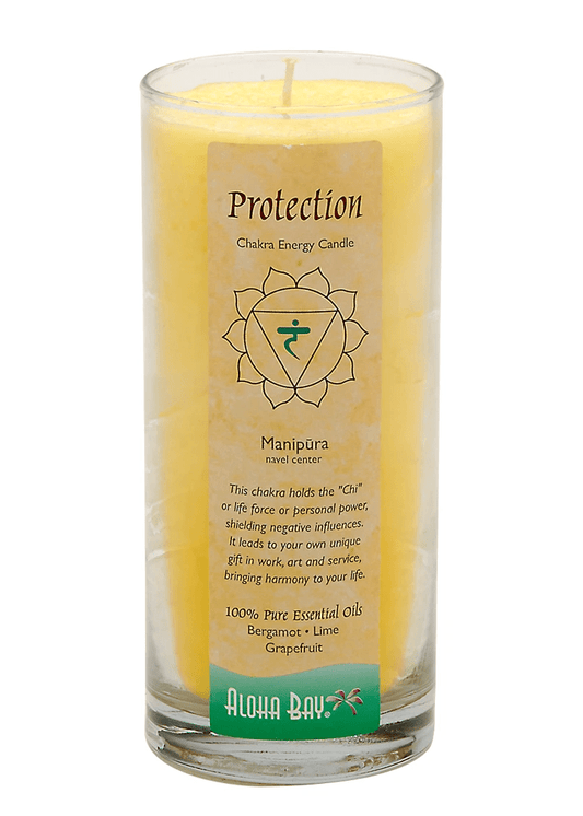 ALOHA BAY Protection Chakra Energy Protection Candle