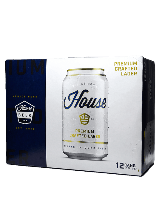 HOUSE BEER Premium Crafted Lager 12 Pack