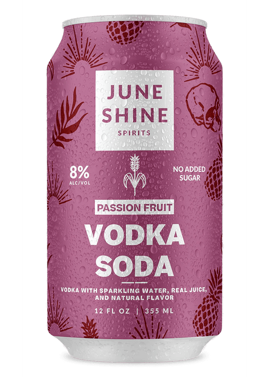 JUNESHINE Passion Fruit Vodka Soda