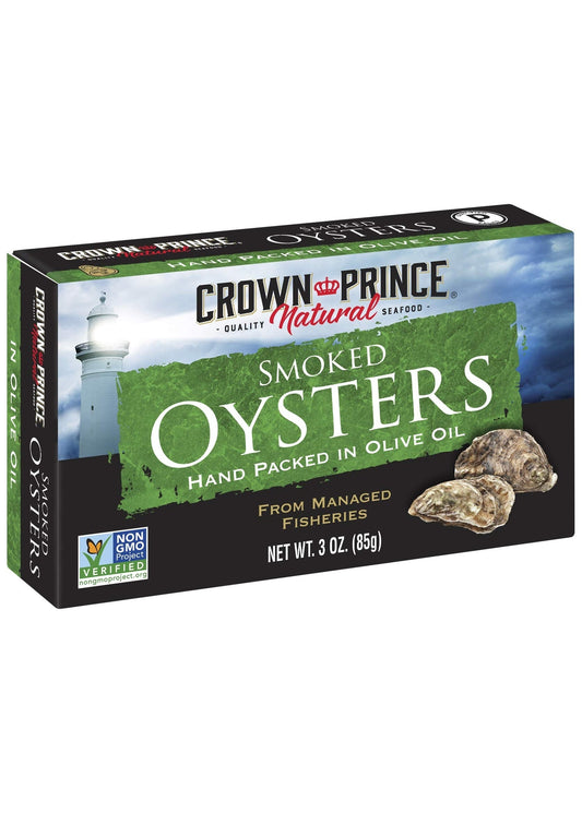 CROWN PRINCE Smoked Oysters In Olive Oil