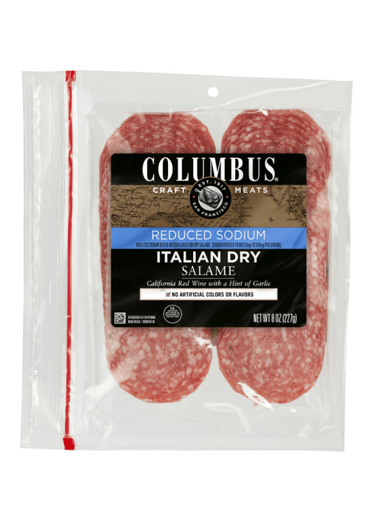 COLUMBUS Italian Dry Salame Pillow Pack Reduced Sodium