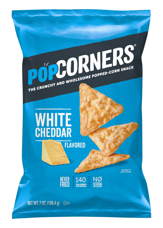 POPCORNERS White Cheddar Corn Chips