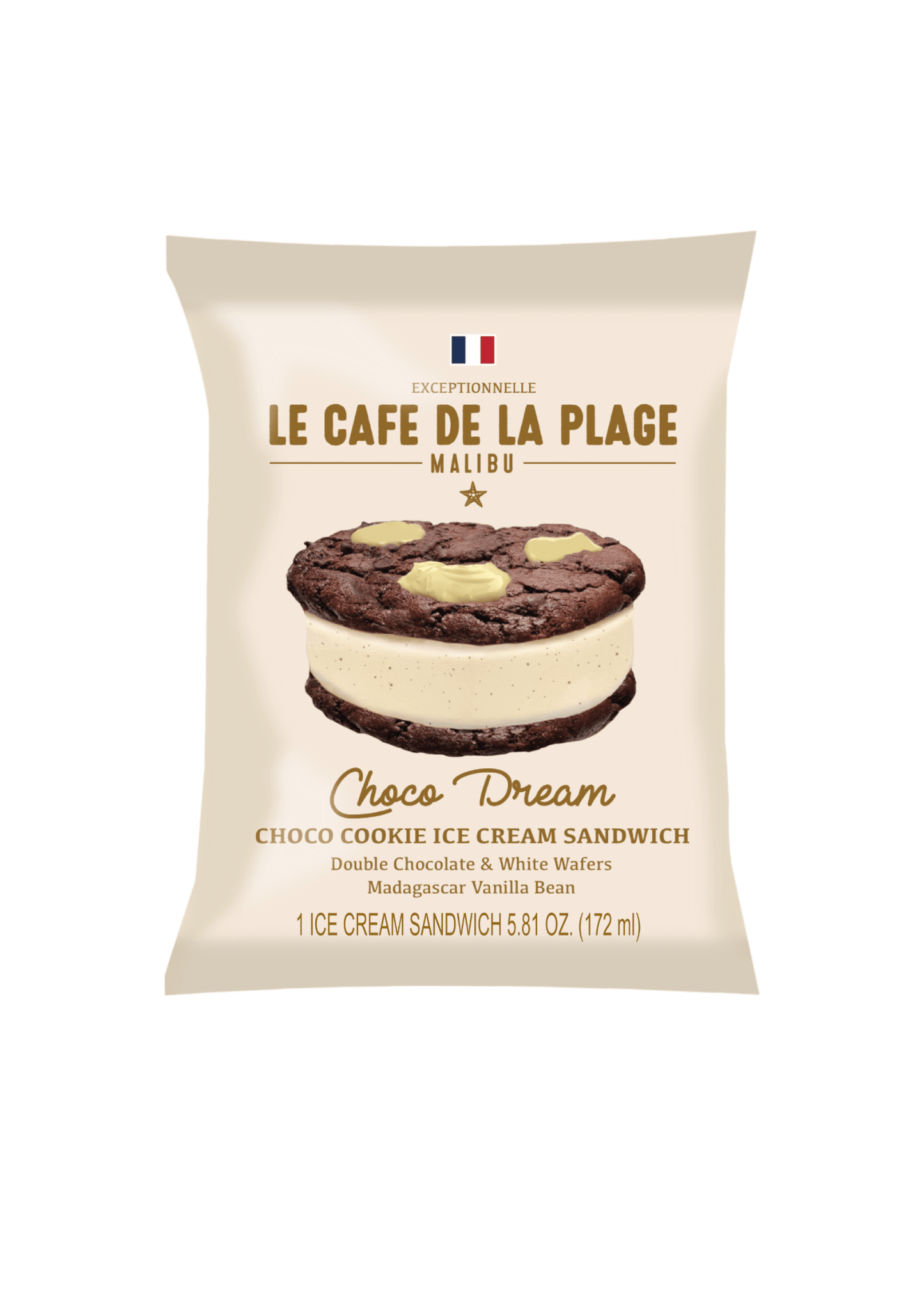 LE CAFE DE LA PLAGE Choco Dream Ice Cream Sandwich