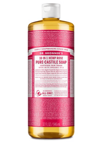 DR. BRONNER'S 18-In-1 Hemp Rose Pure Castille Soap