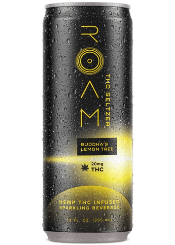 ROAM Buddha's Lemon Tree Hemp-THC Infused Seltzer