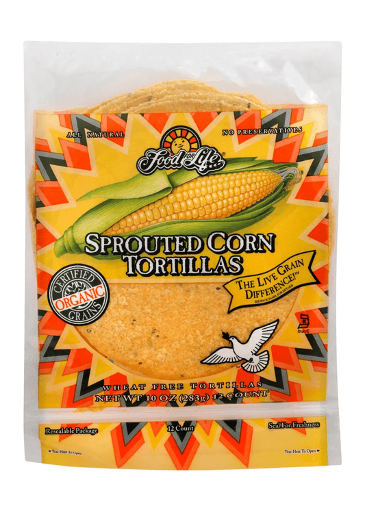 FOOD FOR LIFE 6 Inch Sprouted Corn Tortillas