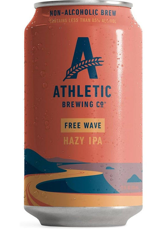 ATHLETIC BREWING Free Wave Non-Alcoholic Hazy IPA