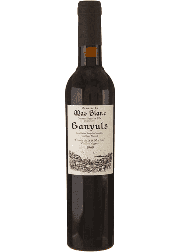 DOMAINE DU MAS Blanc Banyuls Cuvee St. Martin 1969 375ml