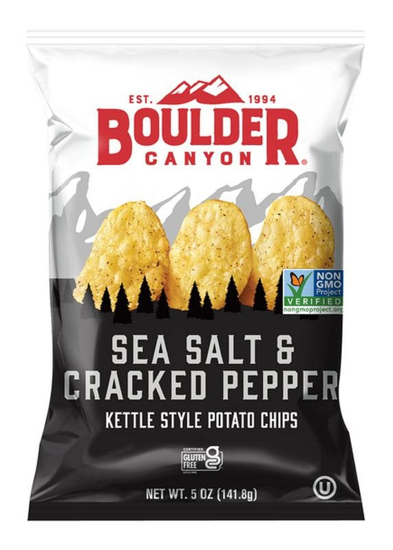 BOULDER CANYON Sea Salt & Cracked Pepper 5oz