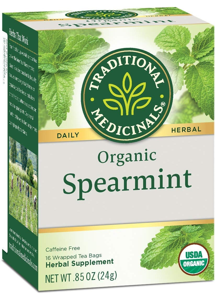 TRADITIONAL MEDICINALS Organic Spearmint Tea