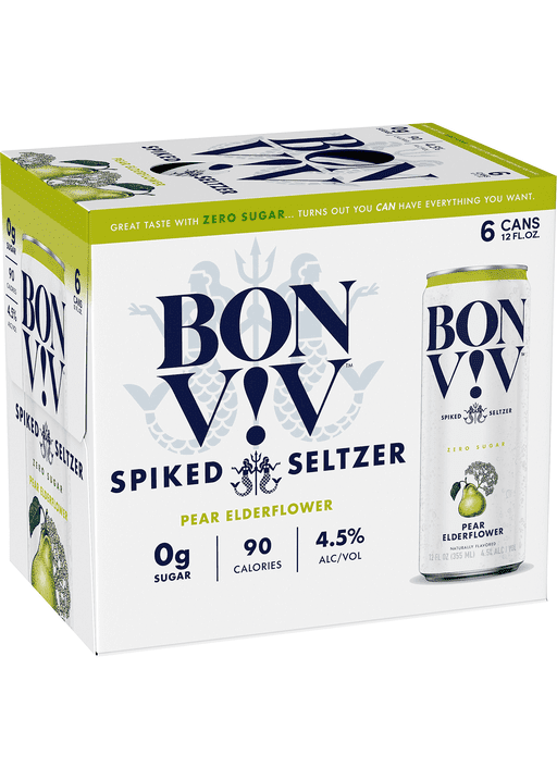 BON & VIV Elderflower Spiked Seltzer 6pk