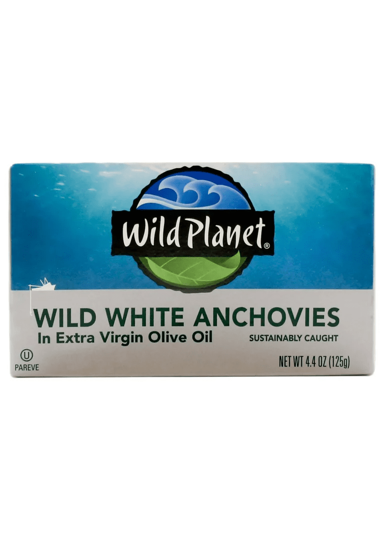 WILD PLANET Wild White Anchovies In Extra Virgin Olive Oil