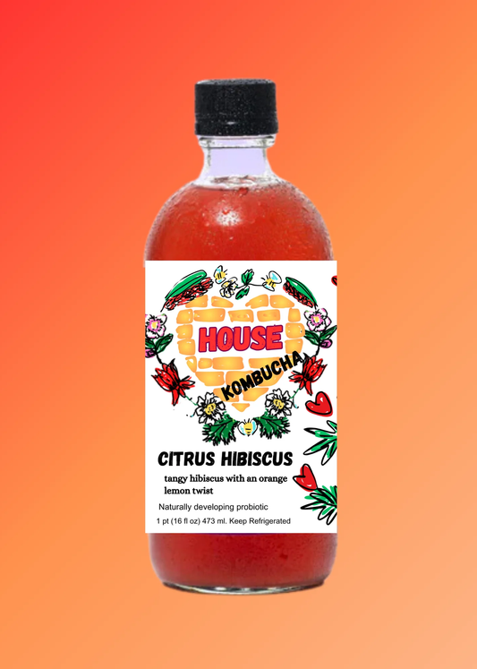 HOUSE KOMBUCHA Citrus Hibiscus