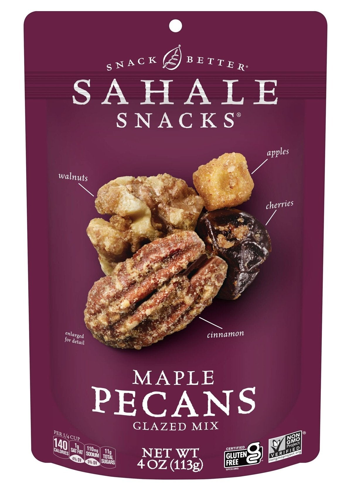 SAHALE SNACKS Maple Pecans Glazed Mix