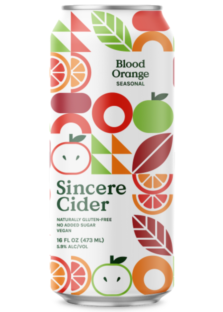 SINCERE CIDER Seasonal Blood Orange