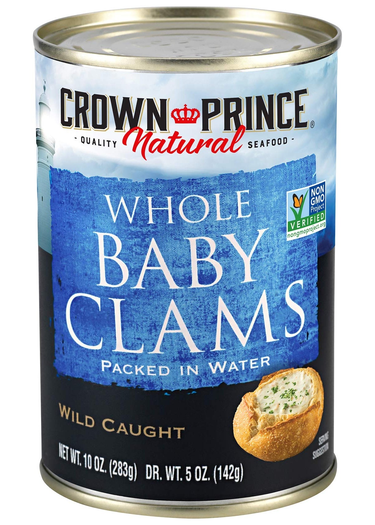 CROWN PRINCE Whole Baby Clams Packed In Water