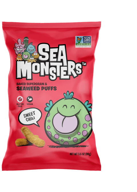 SEA MONSTERS Seaweed Puffs Sweet Chili