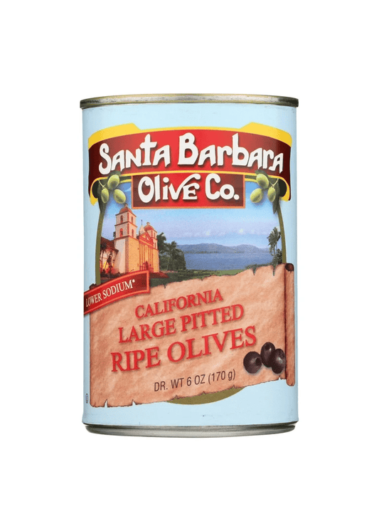 SANTA BARBARA OLIVE CO. California Large Pitted Ripe Olives