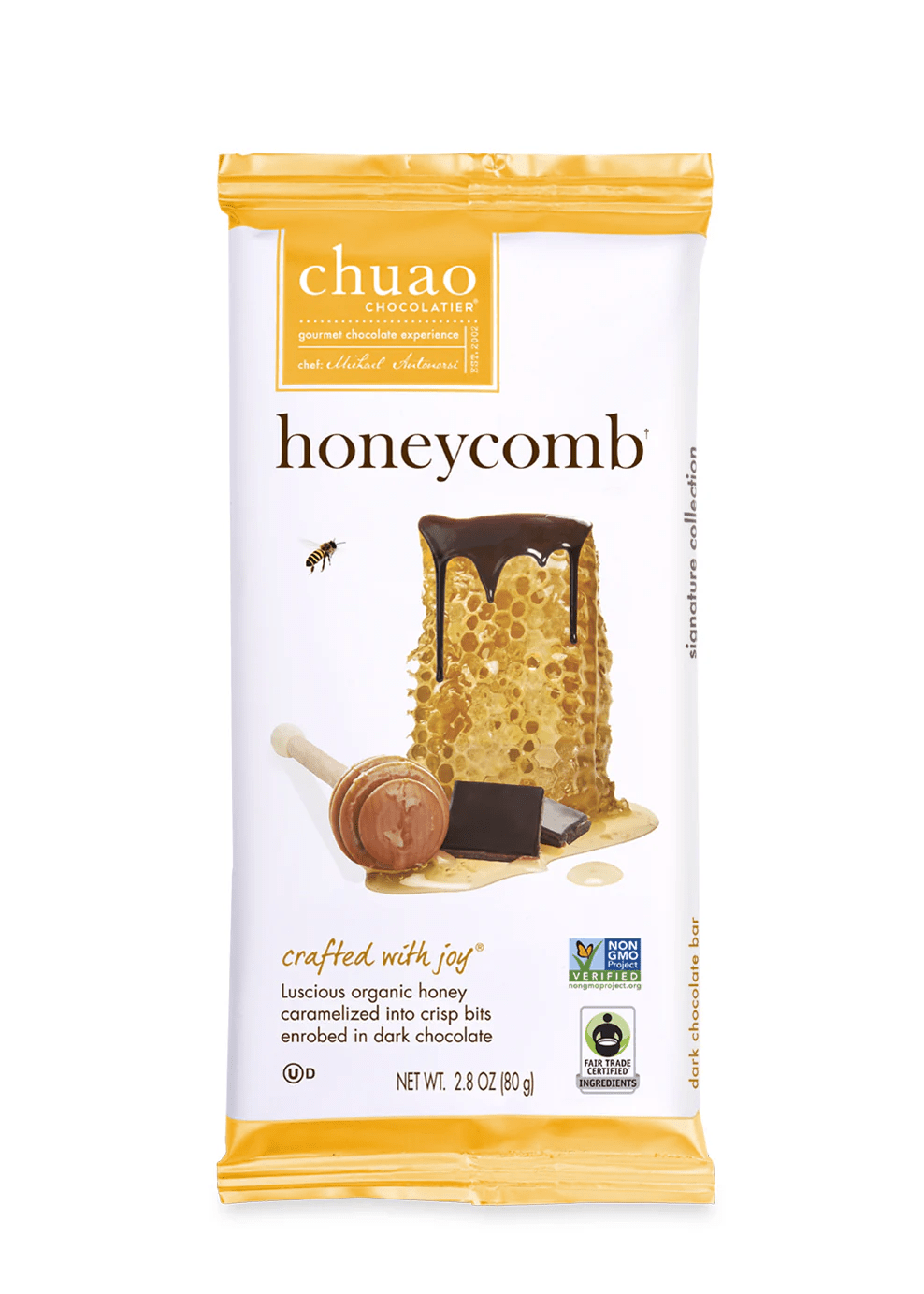 CHUAO CHOCOLATIER Honeycomb Chocolate Bar