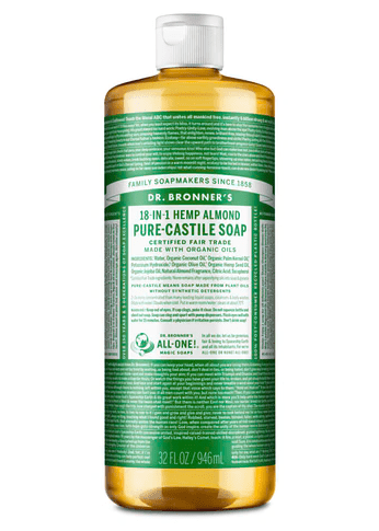 DR. BRONNER 18-In-1 Hemp Almond Pure Castille Soap