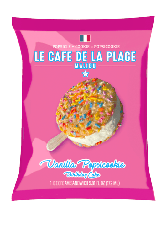 LE CAFE DE LA PLAGE Vanille Popsicookie Ice Cream Sandwich