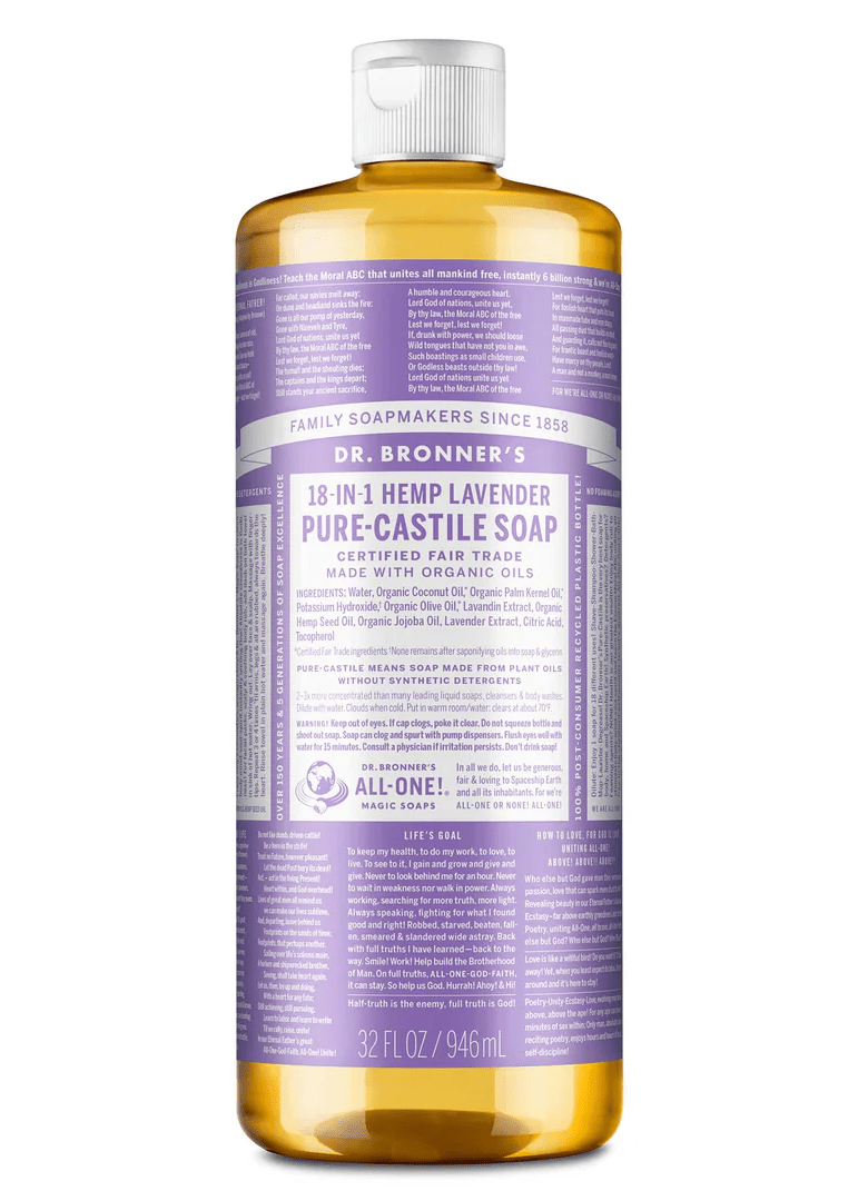 DR. BRONNER 18-In-1 Hemp Lavender Pure-Castile Soap