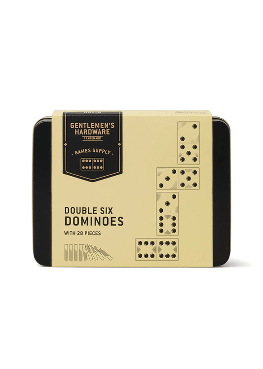 GENTLEMEN'S HARDWARE Double Six Dominoes Game Set