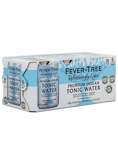 FEVER TREE Refreshingly Light Tonic Water 8pk / 5oz