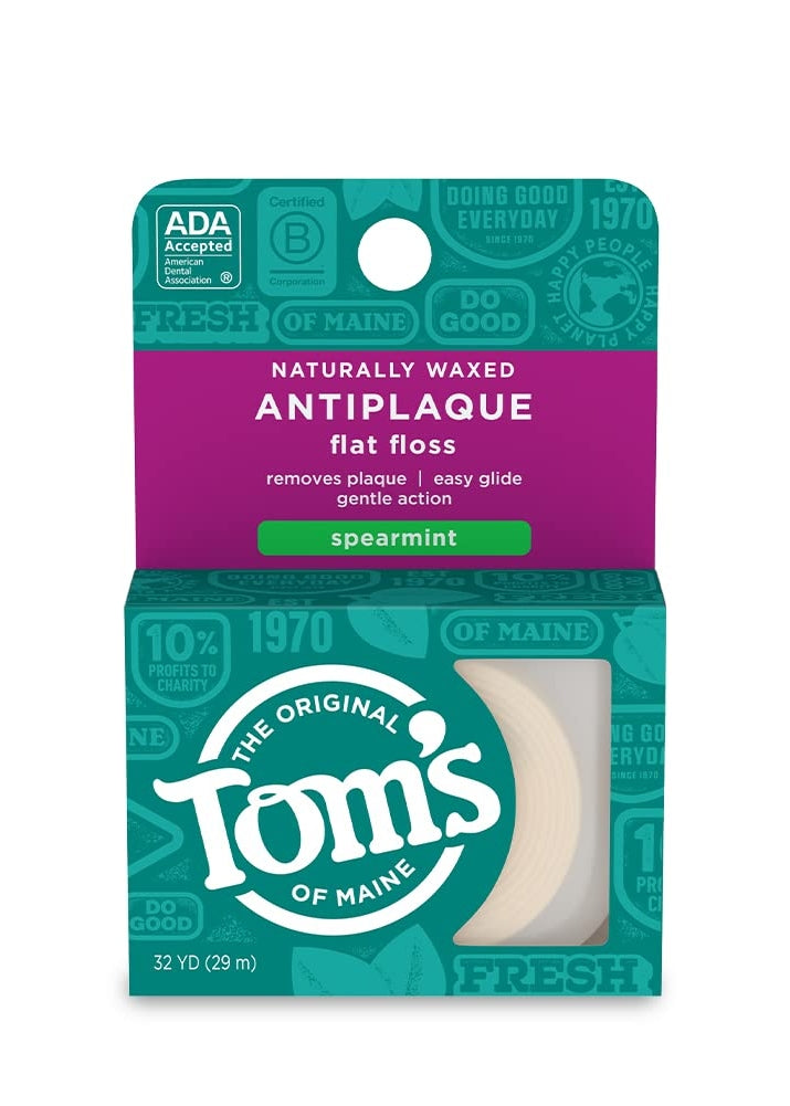 TOM'S OF MAINE Antiplaque Spearmint Dental Floss