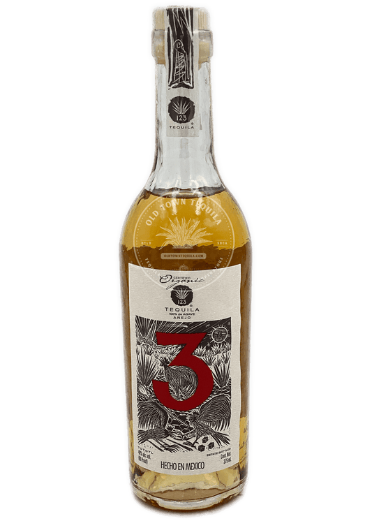 `123 TEQUILA Organic Añejo Tequila 375ml