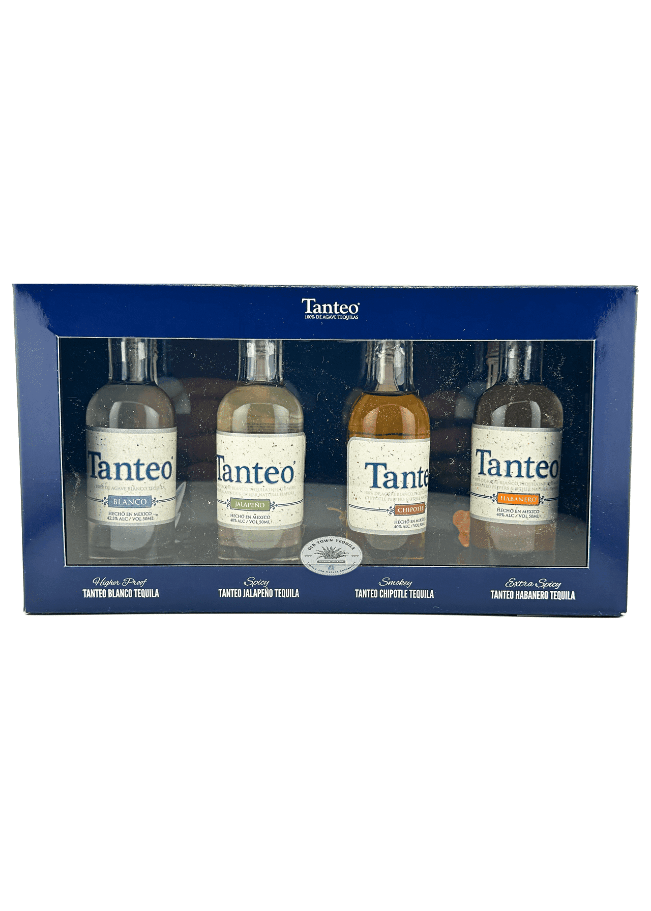 TANTEO Tequila Variety Pack 4 Pack / 50ml