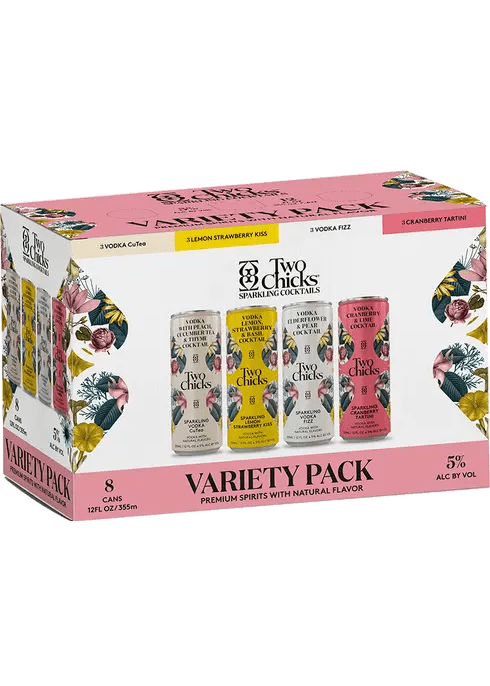 TWO CHICKS Sparkling Cocktails Variety Pack