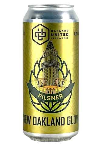 OAKLAND UNITED BEERWORKS New Oakland Glow Pilsner