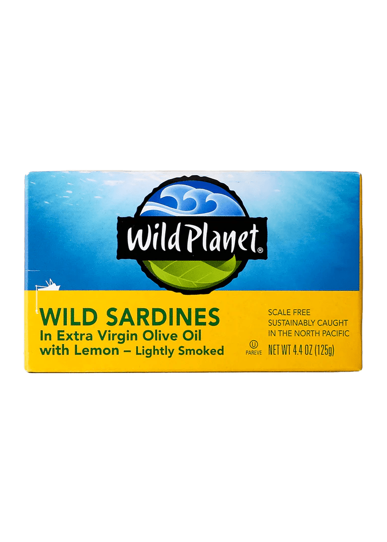 WILD PLANET Wild Sardines In Extra Virgin Olive Oil & Lemon