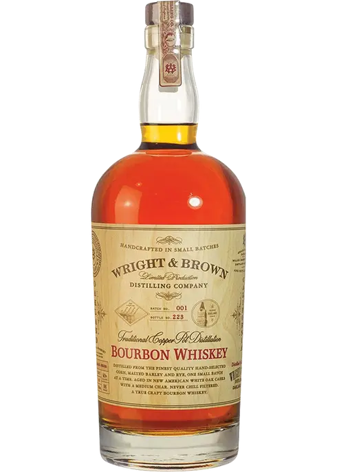 WRIGHT & BROWN Straight Bourbon Whiskey