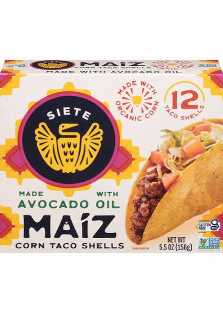 SIETE Maiz Corn Taco Shells